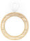 ROCKING GIFTS Runder Wandspiegel mit Holzrahmen 32 cm
