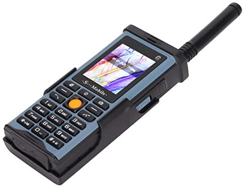 Teléfono Inteligente Desbloqueado, Teléfono Inteligente Móvil, Teléfono Celular Retro 2G, Teléfono Celular Desbloqueado, 4 Tarjetas SIM, Teléfono Inteligente con Botón Grande de(Azul claro)