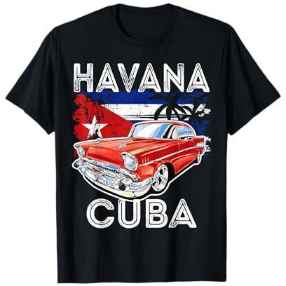 Coole Havana Cuba Classic Retro Vintage Muscle Cars Grafik T-Shirt