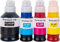 SHUOLEI GI-50 GI50 GI-51 GI51 Tinte Kompatibel mit Canon Pixma Tintenpatrone GI 51 50 Multipack kompatibel für Pixma G1520 G1560 G2520 G2560 G3520 G3560 G1530 G2570 G5050 G6050 G7050(4 Pack BK/C/M/Y)