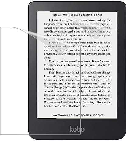 MoKo Protector de Pantalla Compatible con Kobo Clara Colour/Kobo Clara BW/Kobo Clara 2E 6 2022, 2 Piezas Película de Pet Antideslumbrante Antiarañazos para Proteger la Vista, Mate