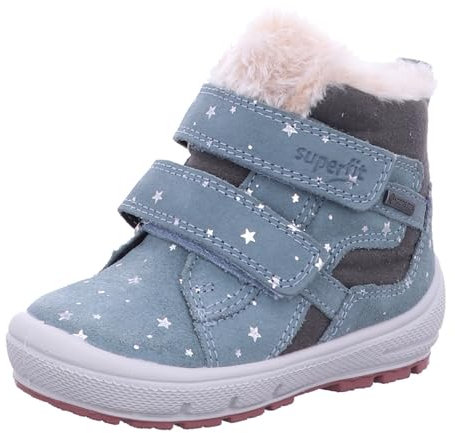 Superfit Mädchen GROOVY Boot, Modern, HELLGRÜN/GRAU 7500, 22
