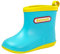 Stivali Pioggia Bambini Impermeabile Leggeri Stivaletti da Pioggia in PVC Morbido Stivali di Gomma per Bambina Bambino, Azzurro, Produttore Taglia 14, 22 EU