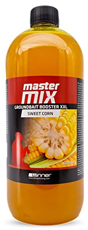 Tandem Baits Karpfen Futter Angelfutter Attraktor Master Mix Groundbait Booster XXL 1000 ml Mais
