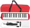 Melódica de 32 Teclas, Teclado de Piano Melódica, Bolsa de Transporte de Instrumentos Musicales Profesionales de Viento, Adecuada para la Práctica de Principiantes (Rojo)