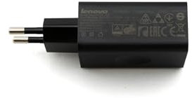 Lenovo SC-04 Original Cargador USB 22 vatios EU wallplug para IdeaTab, A, Lynx, Yoga Tablet 8, Tab 3 8, Tab A7-50, A7-40, 2 A8-50F, PHAB Plus (ZA07/ZA08/ZA0T)