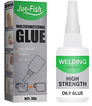 Jue Fish Glue, Welding High-Strength Oily Glue Powerful Universal Super Glue, Jue Fish Multifunctional Glue High Strength Oil-Based Welding Adhesive,10s Quick Repair Of Metal, Plastic, Wood, Glass