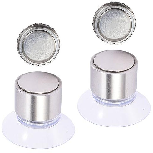 Cabilock 2juego Portajabones Magnético De Pared Ventosa Soporte De Jabón Resistente y Fácil De Instalar para Baño y Cocina Capacidad De Carga De Diseño Innovador y Funcional