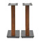 AVCOM Speaker Stands 650mm with Cable Management Wooden Effect, Walnut, Pair