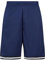 Urban Classics Herren Shorts Stripes Mesh Shorts, lässige Mesh Shorts für Männer, Straight Leg, erhältlich in verschiedenen Farbvarianten, Darkblue/Black/White, L