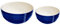 STAUB 1029122 Stoneware Ramekins Ceramic 2-pc Nested Mixing Bowl Set-Dark Blue