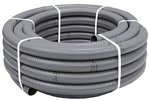 Suinga Tuyau PVC flexible hydrotube gris (20 mm, 5 mètres)