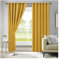 APEX FURNISHINGS Yellow Blackout Curtains for Bedroom 54 Inch Drop Thermal Insulated Eyelet Curtains & Drapes for Window Treatment & Living Room, 2 Panels (46x54 Inches)