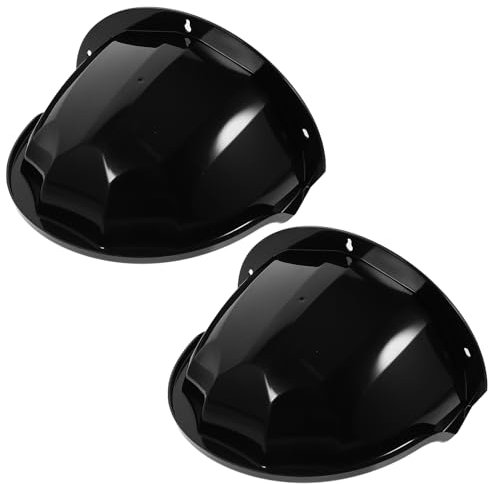 Veemoon Outdoor Camera Cover 2pcs Universal Sun Rain Shade Camera Cover Shield Cameras Protective Roof Protector Cover for Dome Nest Ring Camera, Black