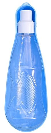 Distributore di bottiglie d'acqua per cani, dispenser di acqua per animali domestici | 450 ml dispenser da viaggio per cani per passeggiate, a prova di perdite per passeggiate all'aperto, per