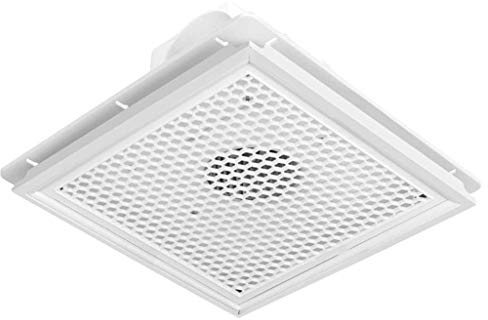 SaryEdge Extractor de baño, Ventilador Extractor de Cocina, Ventilador de ventilación de Techo Integrado, 30 × 30 cm, Placa de Hebilla de Aluminio para baño, Cocina