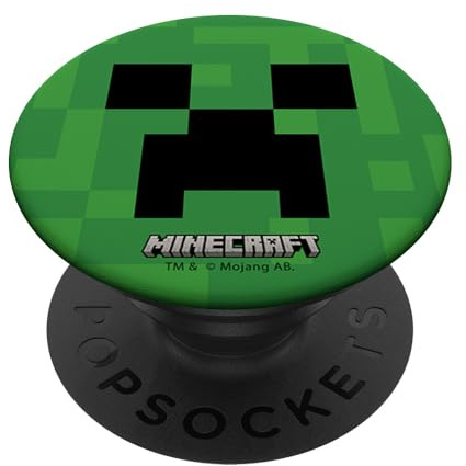 Minecraft Creeper Big Face PopSockets PopGrip Intercambiable