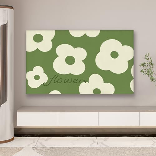 Housse Anti-poussière Pour Tv, Housse De Protection D'écran Pour Moniteur, Housse Tv De Grande Taille Compatible 32-85 Pouces, Tissu De Couverture D'écran In(Size:76-85IN(W161-190cmH95-115cm),Color:C)