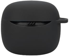 FTRONGRT Cover Compatibile con JBL Tune Flex 2, Silicone Morbido, Antigraffio, Bluetooth Scatola per Cuffie Custodia Protettiva Compatibile con JBL Tune Flex 2.Nero