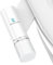 Fixation de bidet ultra fine, lavage postérieur et féminin (doubles buses rétractables), fixation de bidet non électrique pour siège de toilette, pression d'eau douce réglable (blanc)