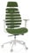 hjh OFFICE Profi Bürostuhl Ergo LINE W Drehstuhl mit ergonomisch geformter Rückenlehne inkl. Lordosenstütze, Dunkelgrün
