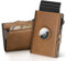 YESIIW Portefeuille Fin pour Homme, Porte-Cartes de crédit Pop-up pour Homme avec Blocage RFID, Marron, S, Minimaliste