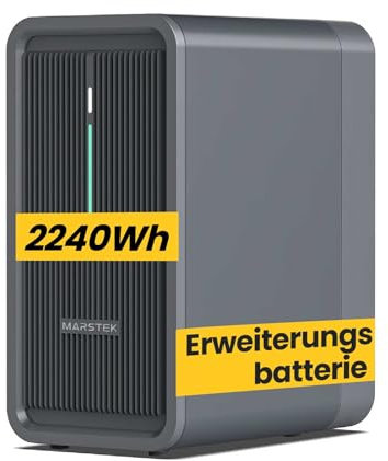 EPP.Solar® Marstek P2500-D Erweiterung Batterie/Speicher für Balkonkraftwerk 2240Wh Solarspeicher LiFePo4 Akku, intelligente App-Steuerung, für Innen- und Außenbereich (IP65)