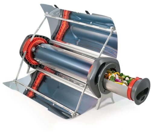 Horno Solar, Parrilla Eléctrica Híbrida, Horno Portátil Y Cocina Solar De Alta Capacidad, Horno For Interiores O Exteriores, Utensilios De Cocina For Acampar, Equipo De Supervivencia Alimentado Por So