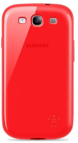 Belkin Grip Tint Schutzhülle für Samsung Galaxy S3 rot