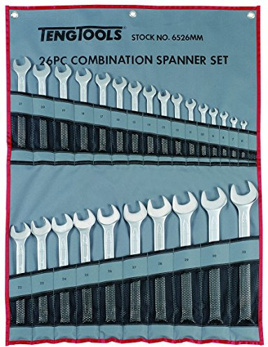 TengTools 6526 MM – SET of 26 Combination spanner