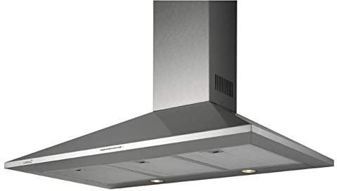 Cata | Campana Extractora | Modelo BETA 900 | Campana Decorativa de Pared | 3 niveles de extracción, 2 + 1 TURBO | Ancho de 90 cm | Acabado en Inox | Clase de Eficiencia Energética A