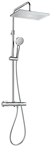 Roca A5A2080C00, Columna de Ducha Termostática, Cromado