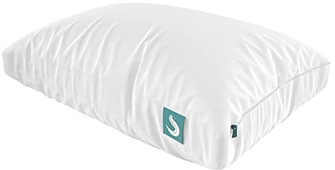 Sleepgram Cooling Bed Pillow & Removable Cover for Sleeping Sets, Queen Size