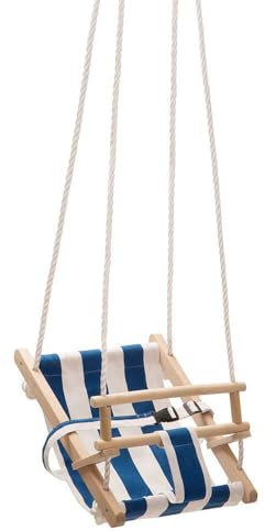 Pflanzen Kölle Conacord Schaukelsitz 'Bambini' für Kinder, blau-weiß gestreift