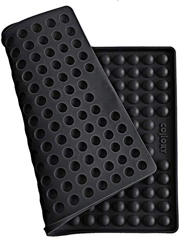 Collory Backmatte Hundekekse für MEDIUM HALBKUGEL (1,5cm Ø) Leckerlis, Silikon Backform, Backunterlage für Backblech, Diätmatte, Hitzebeständig, Lebensmittelecht & Bpa-frei