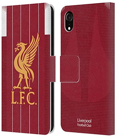 Head Case Designs Officially Licensed Liverpool Football Club Home 2019/20 Kit PU Leather Book Wallet Case Cover Compatible With Apple iPhone XR