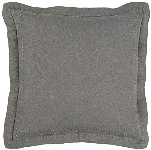 IB Laursen [W] Kissenbezug m/Steppnaht und Kante Smoke passt zu 40x40 cm Kissen-Inlett