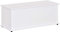 HOMCOM Coffre de Rangement, Banc de Rangement avec Couvercle Rabattable et charnières de sécurité, Banc Chaussures pour entrée, Chambre, Salon, 100 x 40 x 40 cm, Blanc