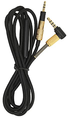 ciciglow Headphone Cable, 3.5mm Audio Cable Headphone Cord with Microphone Volume Control Fit for Sennheiser HD4.30 HD4.40BT HD4.50BTNC