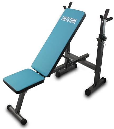 Lacestone verstellbare Hantelbank Bench Bank Trainingsbank Fitnessbank
