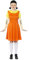 (PKT) (9915308) Adult Ladies Squid Game Doll Deluxe Costume (UK 12-14)