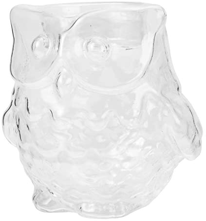 FOMIYES Glaskerzenständer Kreativ Eulen-Form Kerzenhalter Kerzenständer-Ornament Für Haushalt Partydekoration Kerzenhalterung Mit Ansprechendem Design Für Elegante Raumgestaltung