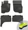 FROGUM No.77 Gummimatten Ganzjahresset von Auto Fußmatten Autofussmatten für Mitsubishi L200 VI ab 2019 | Langlebiges TPE Material