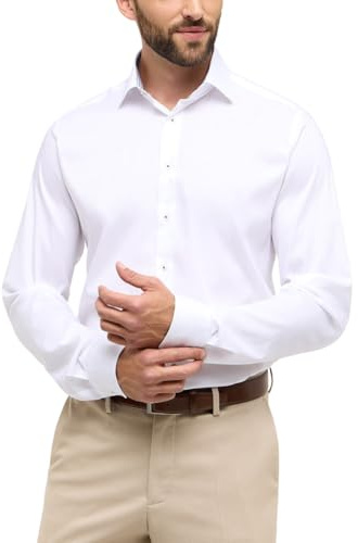 ETERNA Langarm Hemd MODERN FIT Performance Shirt Twill-Stretch