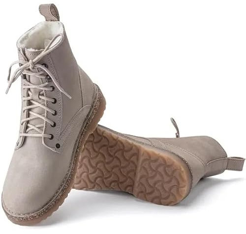 Birkenstock Bryson Shearling Beige Taupe/Natural Nubuck/Shearling EU 42 (US Women's 11-11.5) Narrow