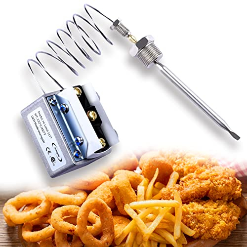 1177 High Limit Thermostat 3/8 Mpt Stuffing Box LCCM2003000 Compatible with IMPERIAL 1177 Robershaw 301030005 LCCM200300000 for Royal Range 3112 Suitable for Annets 42564 Gas Deep Fryer Switch