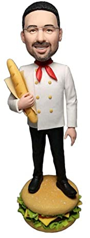 mydedor Benutzerdefinierte Wackelkopf-Figur, individuelle Puppe, Geburtstagsgeschenke für Mann,handgefertigt, personalisierte Figur, Geschenk für Freund, Ehemann, Chef,