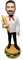 mydedor Benutzerdefinierte Wackelkopf-Figur, individuelle Puppe, Geburtstagsgeschenke für Mann,handgefertigt, personalisierte Figur, Geschenk für Freund, Ehemann, Chef,