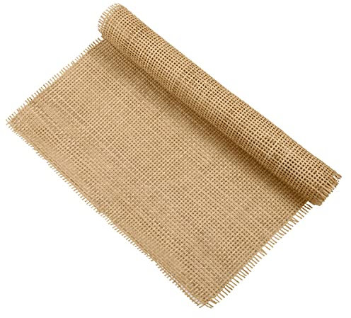 Rollo de Mimbre Natural, 1x0,35m Correas de Caña Natural Cane Webbing Rattan para Proyectos de Caning Hueco Cuadrado Ratán Rollo para Manualidades Gabinete Silla Muebles