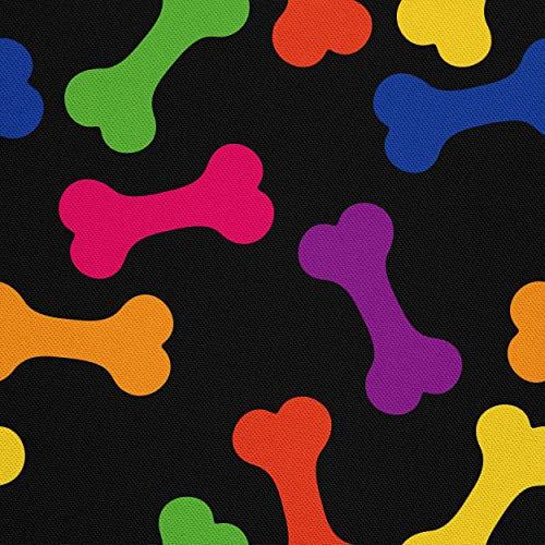 HEKO PANELS Stoff Oxford Wasserdichte Meterware Canvas-Stoff Polyester Stoff Zum Nähen Nähstoffe Dekostoffe Wasserabweisend Blickdicht Knochen 1 Meter 155 x 100 cm